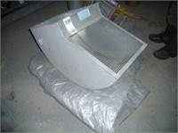 Tarp & 18" x 18" roof vent for grain bin