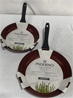 PADERNO CLASSIC NON STICK FRYING PANS 10/12IN