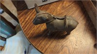 CAST IRON DONKEY THAT IS A BANK