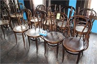 (12) Wooden Chairs