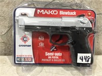 MAKO Blowback Semi-Auto BB Pistol