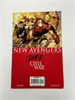 Autograph COA New Avengers #25 Comics