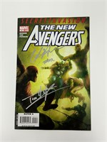 Autograph COA New Avengers #41 Comics