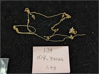 10K Gold 1.6g Scrap Pieces
