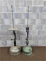 2 Antique metal lanterns