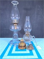 Vintage kerosene lamps
