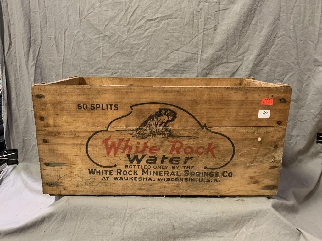 White Rock Water Wood Box