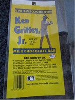KEN GRIFFEY JR CHOCOLATE BAR WRAPPER