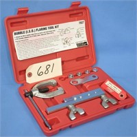 Bubble (I.S.O) flaring tool kit (7827)