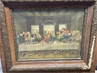The Lord supper framed print