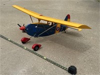Gas powered miniature Airplane without remote
