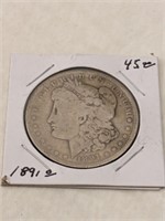 1891o Morgan Silver Dollar