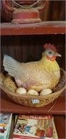 Hen on nest decor
Hen 9" tall