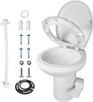 Murealy Gravity-flush Rv Toilet - Pedal Flush,