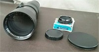 Box-Vivitar Camera Lens With Mount Adapter