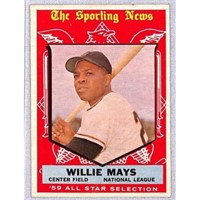 1959 Topps Willie Mays Nice Condition