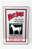WHITE HORSE WHISKY AD MIRROR