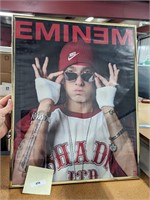 Vtg Eminem carnival framed poster