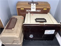 3 TACKLE BOXES