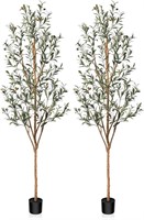 Kazeila 7FT Olive Tree  2 Pack