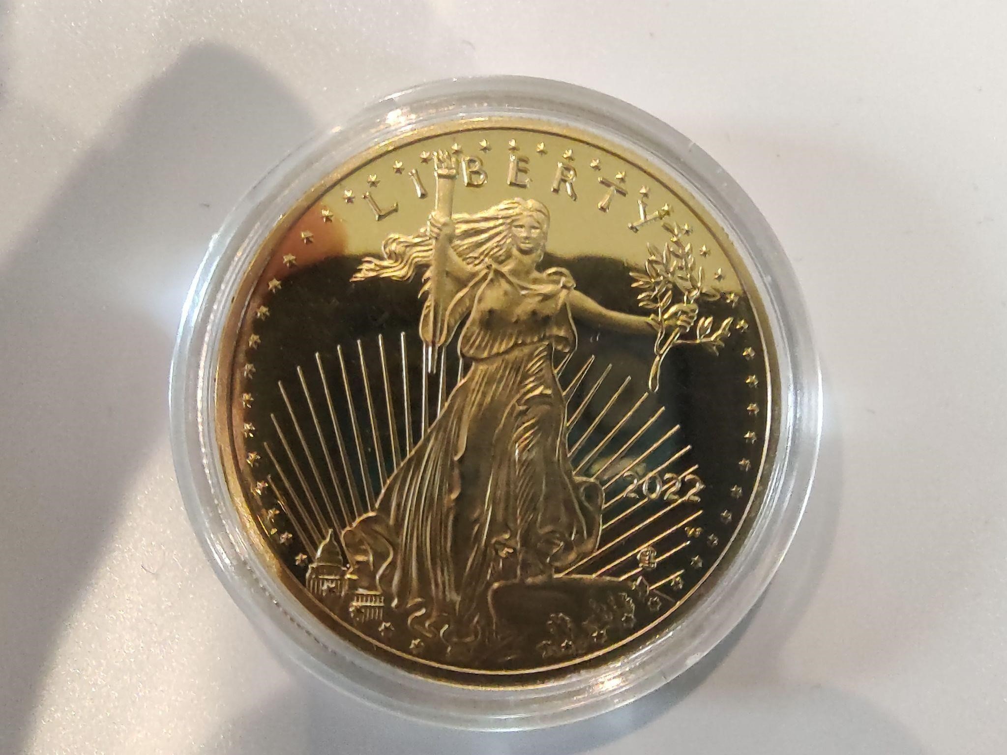 1 OZ Fine Gold $50.00 Coin