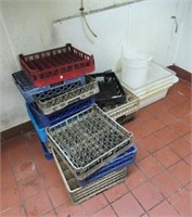 Assortment of dish trays.
