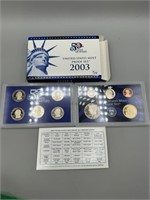 2003 US Mint Proof Ten Coin Set