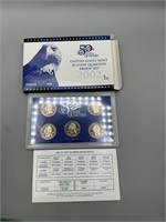 2002 US Mint Quarter Proof Set (Tenn, Ohio, LA, In