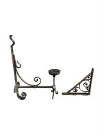 Grp of 2 Iron French Brackets