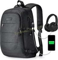 Large Laptop Backpack  College School  Black