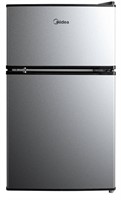 Midea 3.1 Cubic Ft Refrigerator Stainless Steel