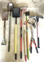 Assorted Shovels & Other Yard Tools