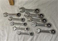 Stubby Gear Wrench Set