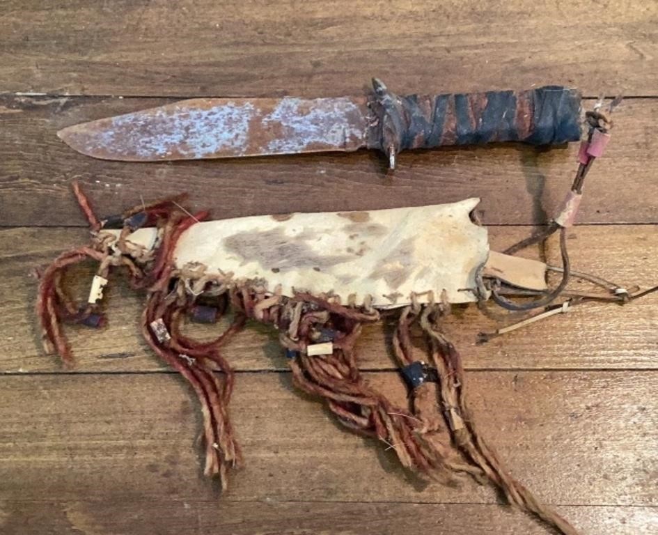 14" Handmade Knife and Sheath