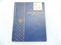 (74) Mercury Dimes in Partial 1916-1945 Book