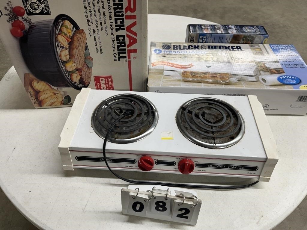 Hot Plate, Grill, & Vacuum Sealer