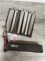 Kershaw Kai knife blade set in case