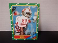 1986 TOPPS JERRY RICE #161 ROOKIE