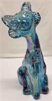Ice Blue Iridized Alley Cat 1990's QVC