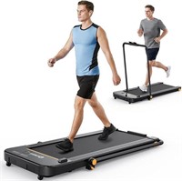 UREVO 2 in 1 Under Desk Treadmil With Bar