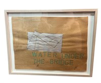 2015 LAWRENCE WEINER "WATER UNDER THE BRIDGE"