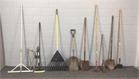 9x The Bid Assorted Yard Tools