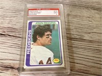 John Riggins graded card mint 9, auction is not