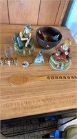 Home Decor, Windchime, Bowl, and Figures