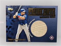 20/100 2002 Topps Prime Cuts Ivan Rodriguez Relic