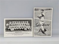 1951 Boston Red Sox Team  & Ted Williams Postcards