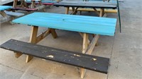 Wood picnic table 6'