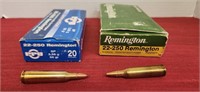 Remington 22-250 55 gr. SP, Qty 40