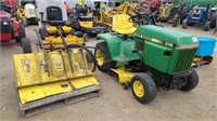 John Deere 316 Lawn Tractor,Mower,Tiller *AS IS