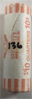 2002 Louisana $1 Roll of State Quarters UNC 60